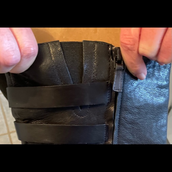 NWT Cole Haan  Tall black leather boots - Picture 11 of 12